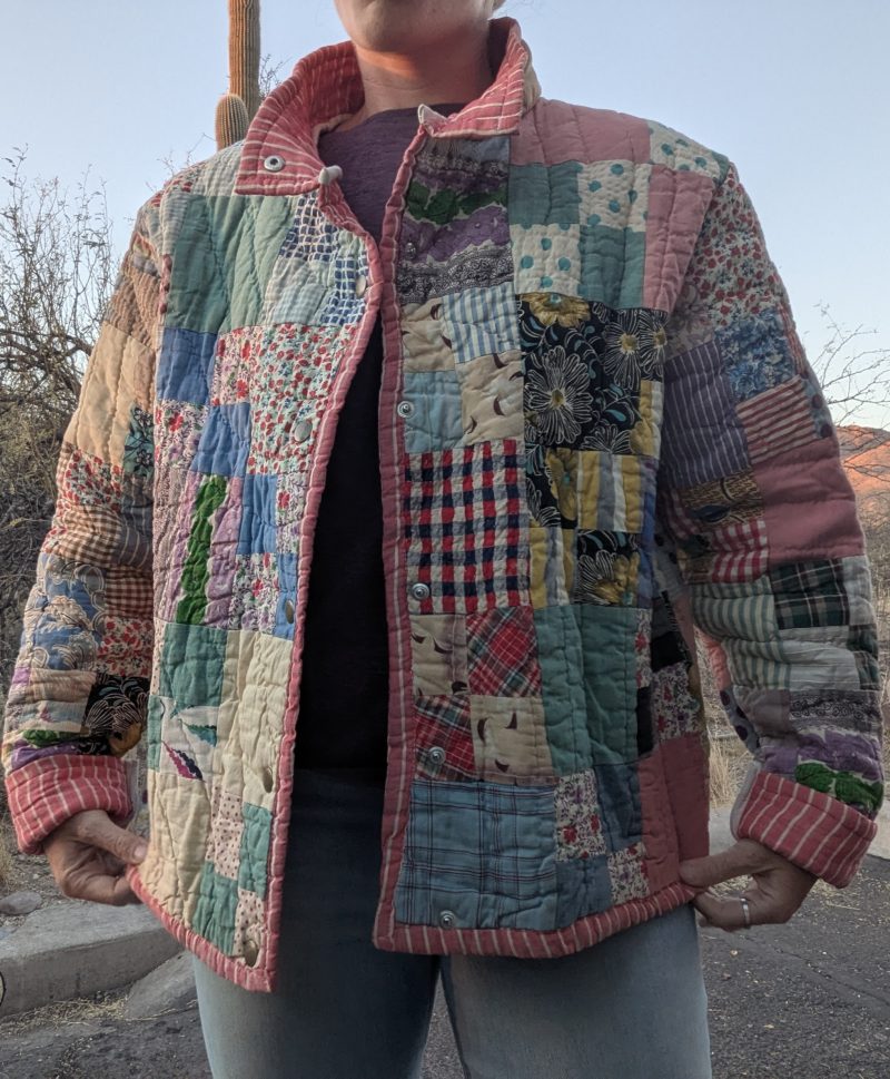 Vintage Patchwork Quilt Jacket - Image 6